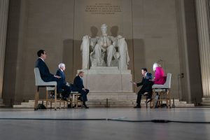 Trump at Lincoln Memorial Interview Trump at Lincoln Memorial Interview